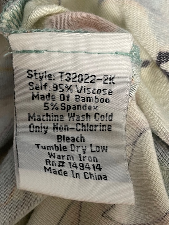 Johnny Was Burke Tiered Midi Floral Print V-Neck Short
Sleeve Dress - Picture 4 of 6